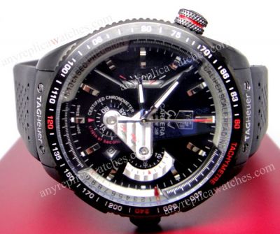 Tag Heuer Replica Watches Grand Carrera Calibre 36 Fiyat Black rubber Strap Watches